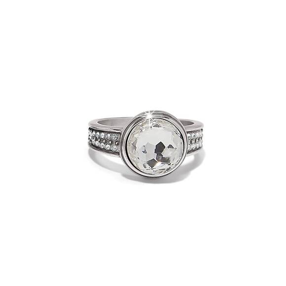 BRIGHTON Jewelry - NEW BRIGHTON women's meridian aurora crystal ring in silver